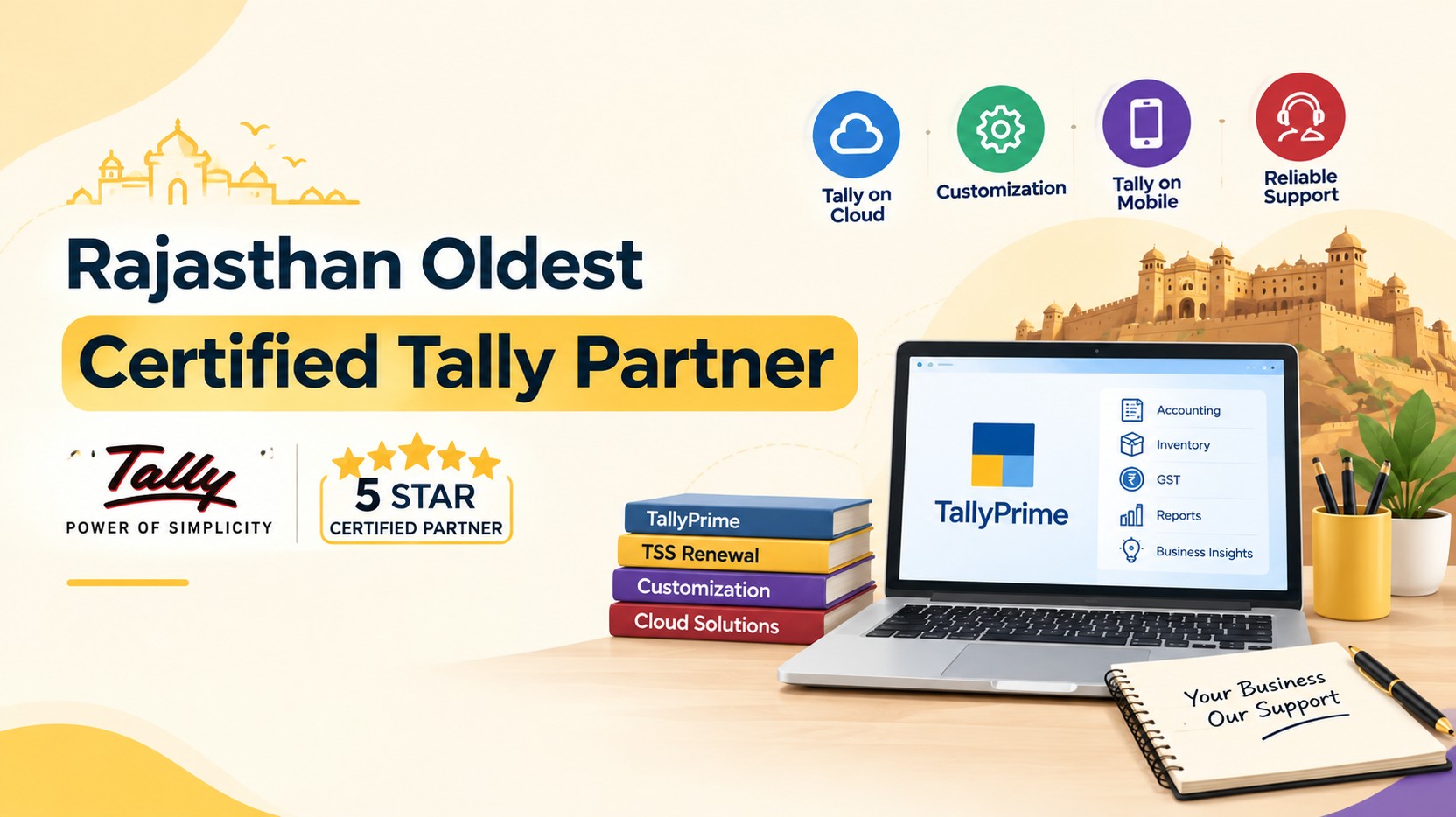 Rajasthan’s Oldest 5-Star Tally Partner – Impressive Star